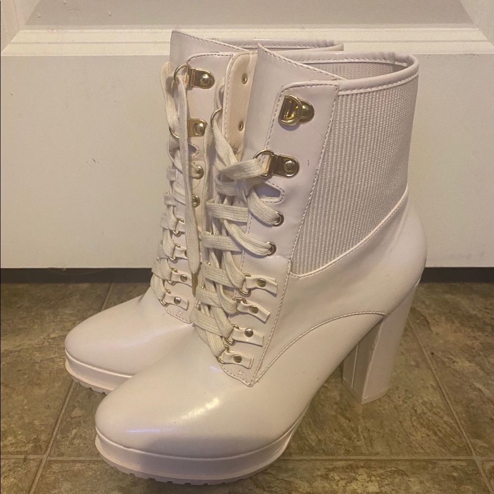 White boots